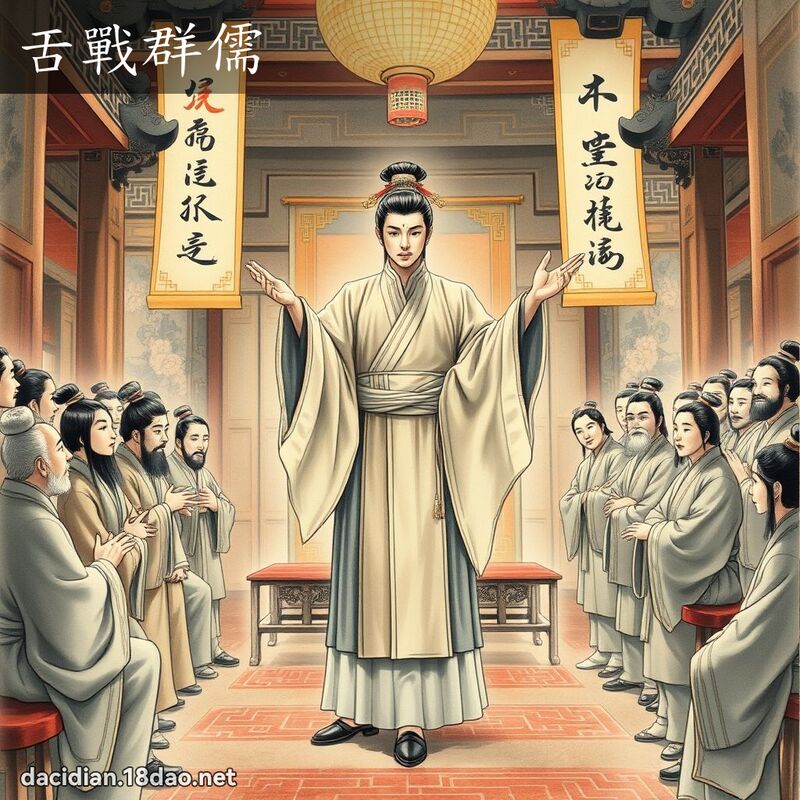 舌战群儒 配图