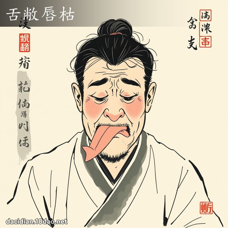 舌敝唇枯 配图