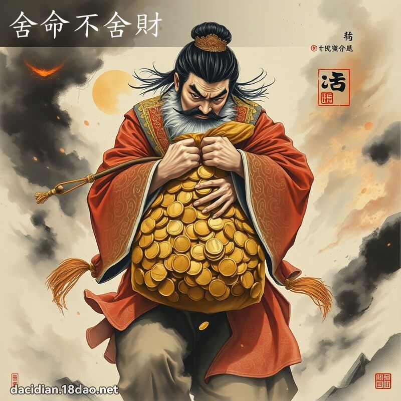 舍命不舍财 配图