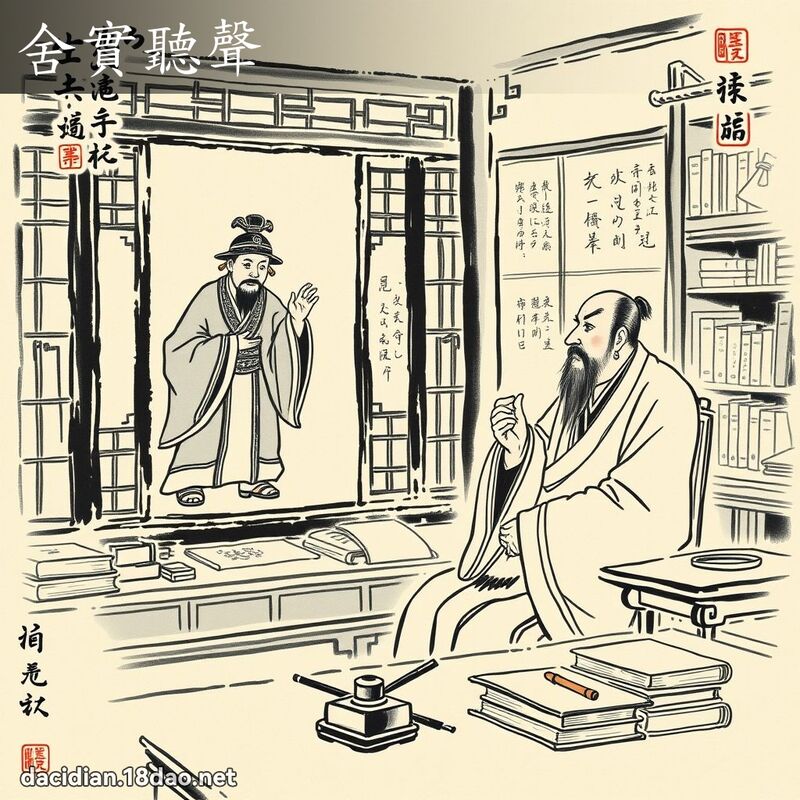 舍实听声 配图
