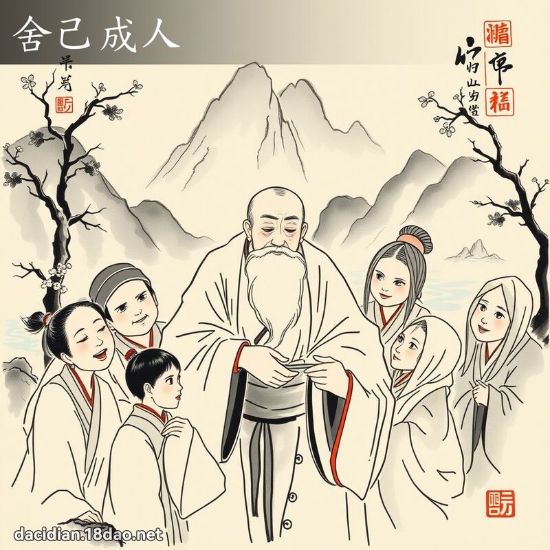 舍己成人 配图