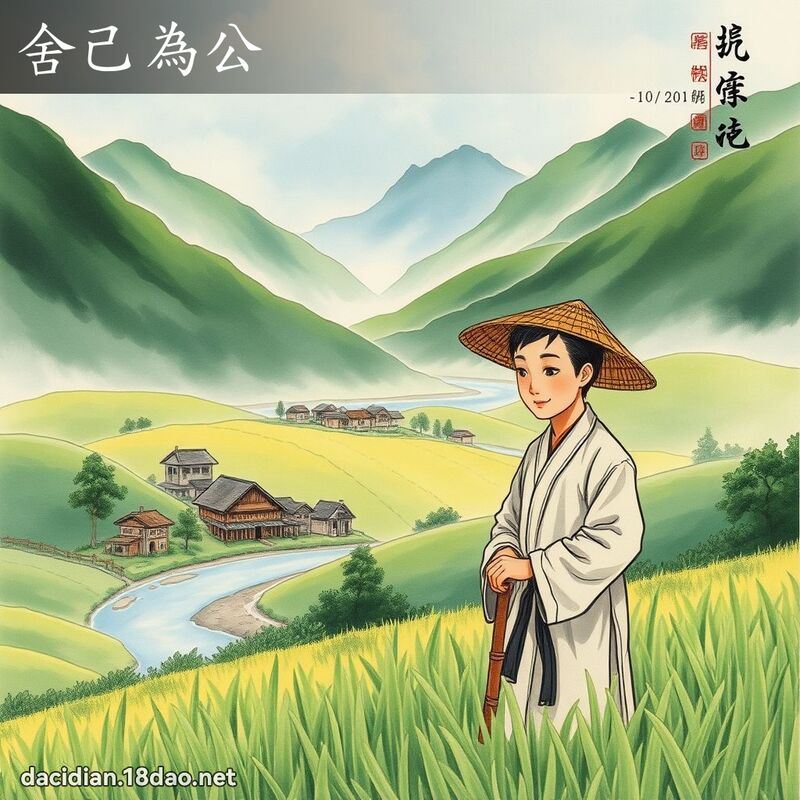 舍己为公 配图