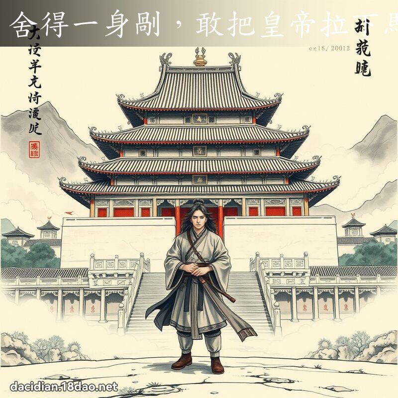 舍得一身剐,敢把皇帝拉下马 配图