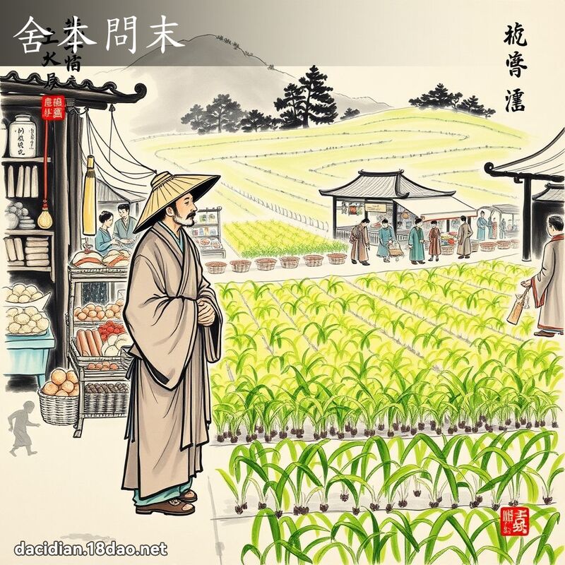 舍本问末 配图