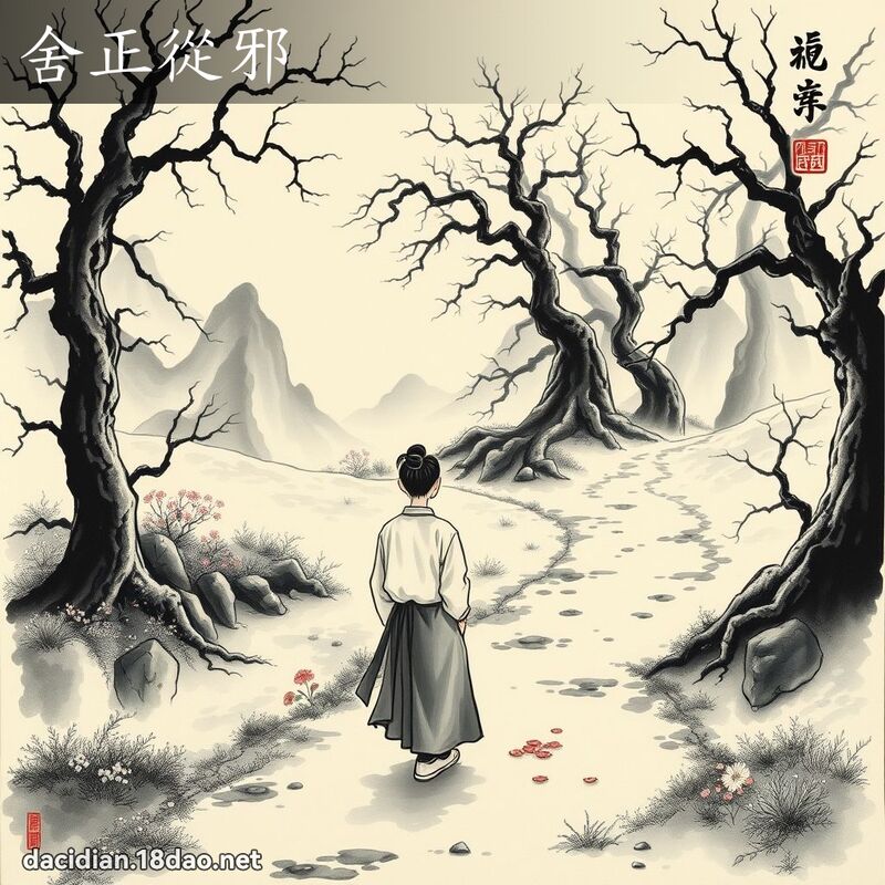 舍正从邪 配图