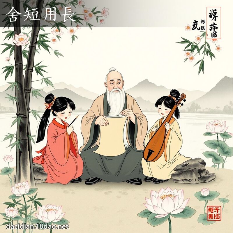 舍短用长 配图