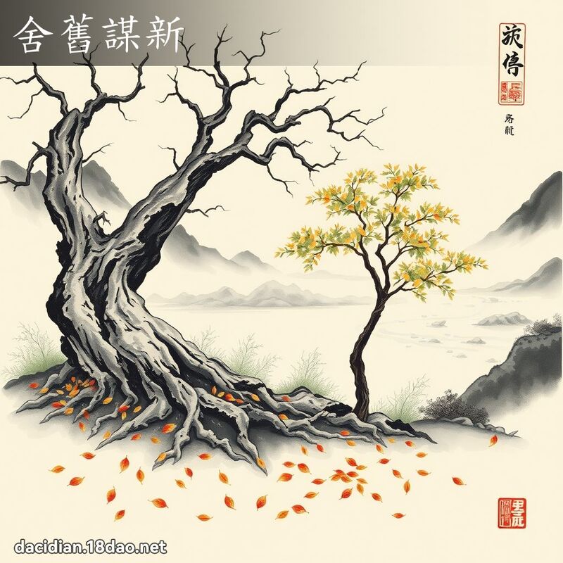 舍旧谋新 配图
