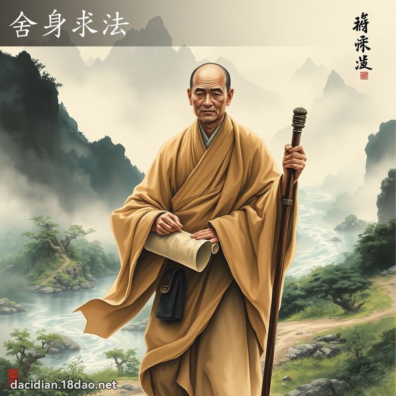 舍身求法 配图