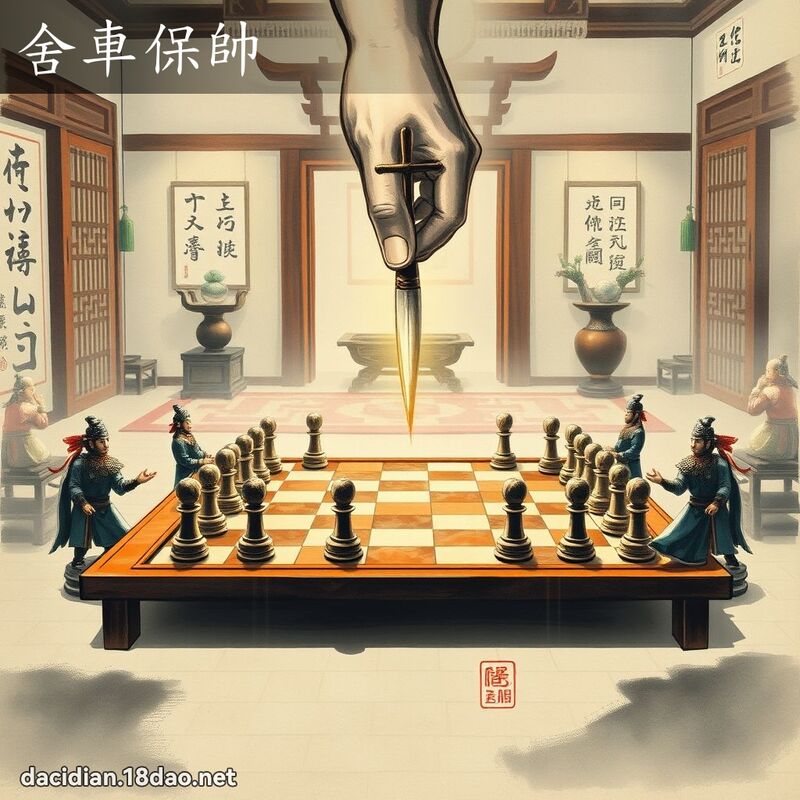 舍车保帅 配图