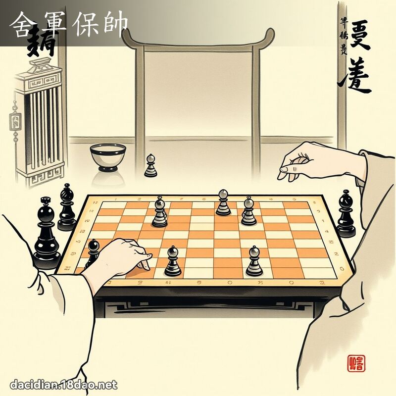 舍军保帅 配图