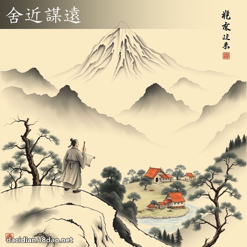 舍近谋远 配图