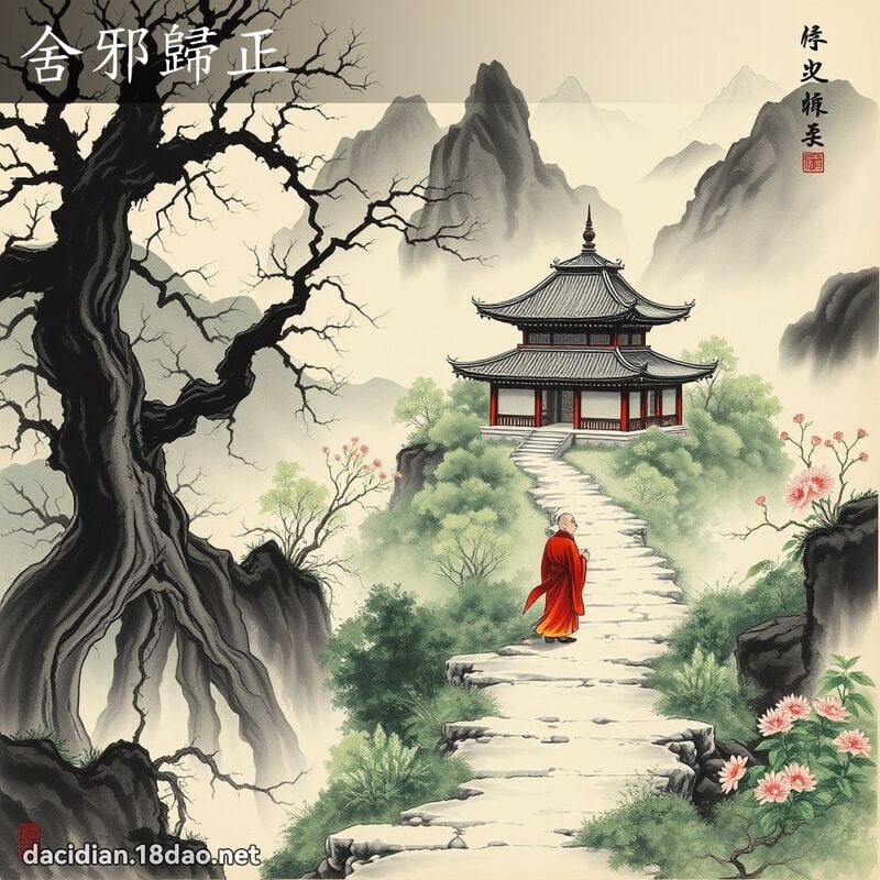 舍邪归正 配图