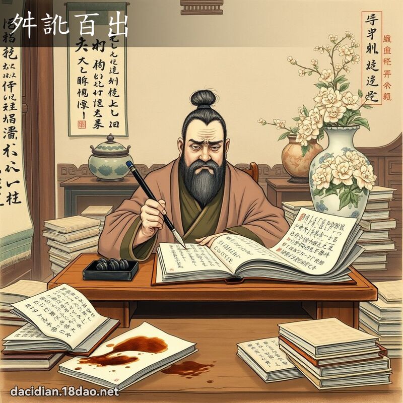 舛讹百出 配图