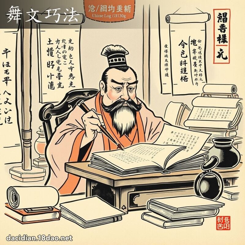 舞文巧法 配图