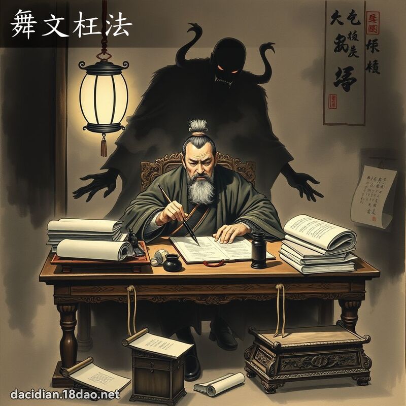 舞文枉法 配图