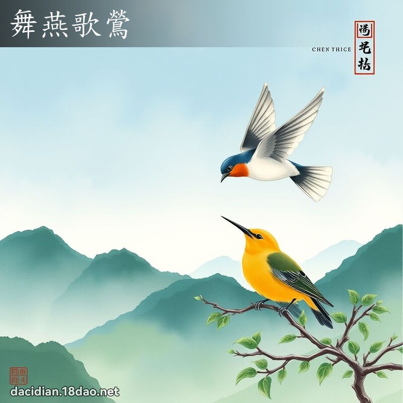 舞燕歌鶯 配图