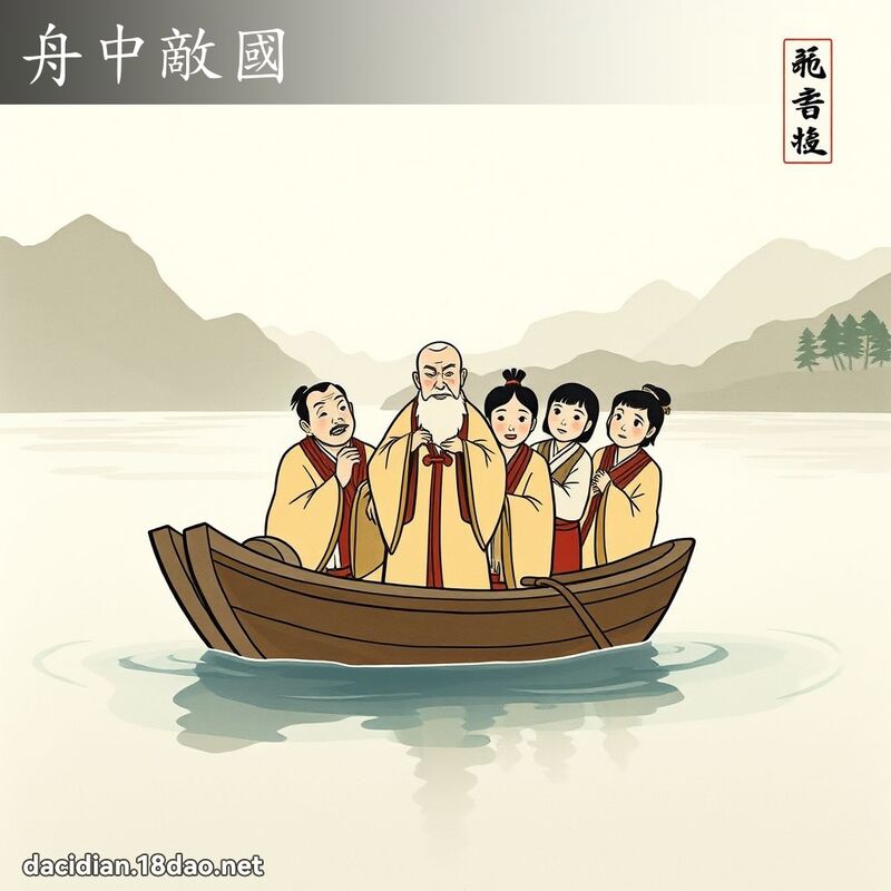 舟中敌国 配图