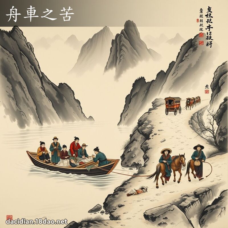 舟车之苦 配图