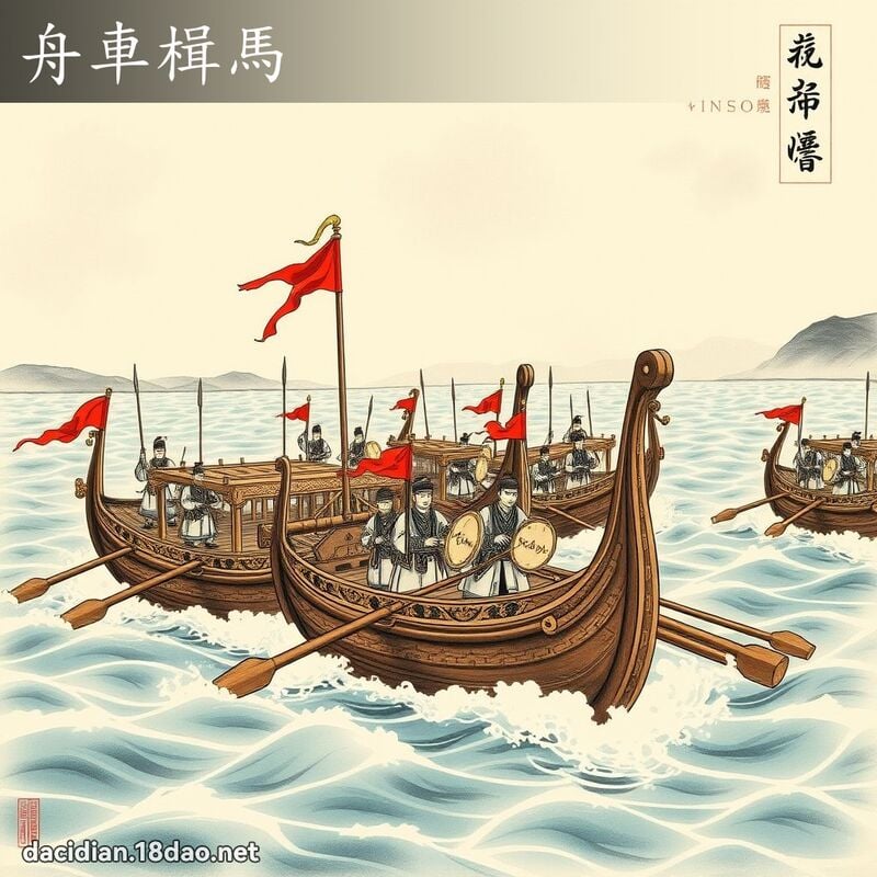 舟车楫马 配图
