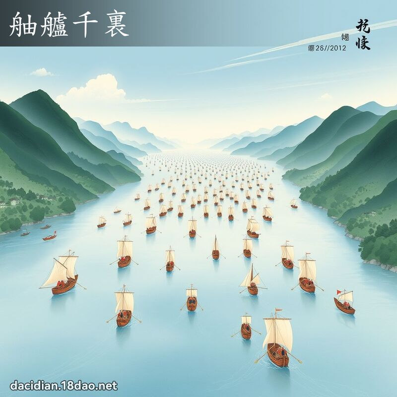 舳艫千裏 配图