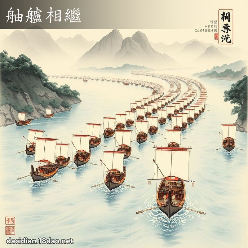舳艫相继 配图