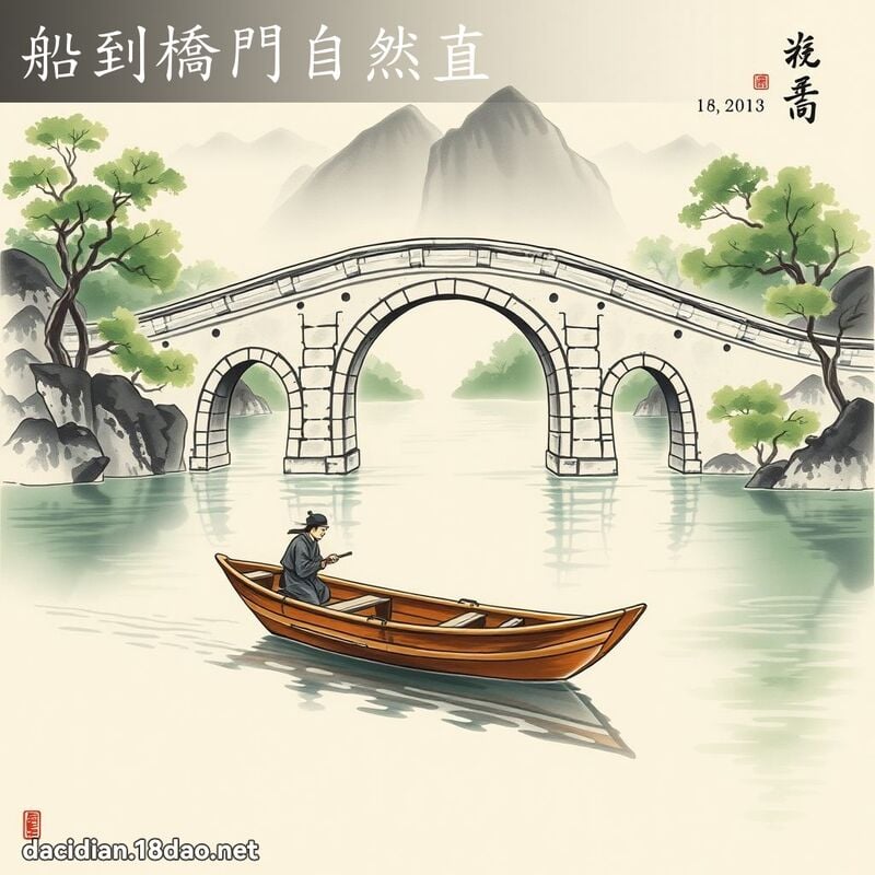 船到桥门自然直 配图