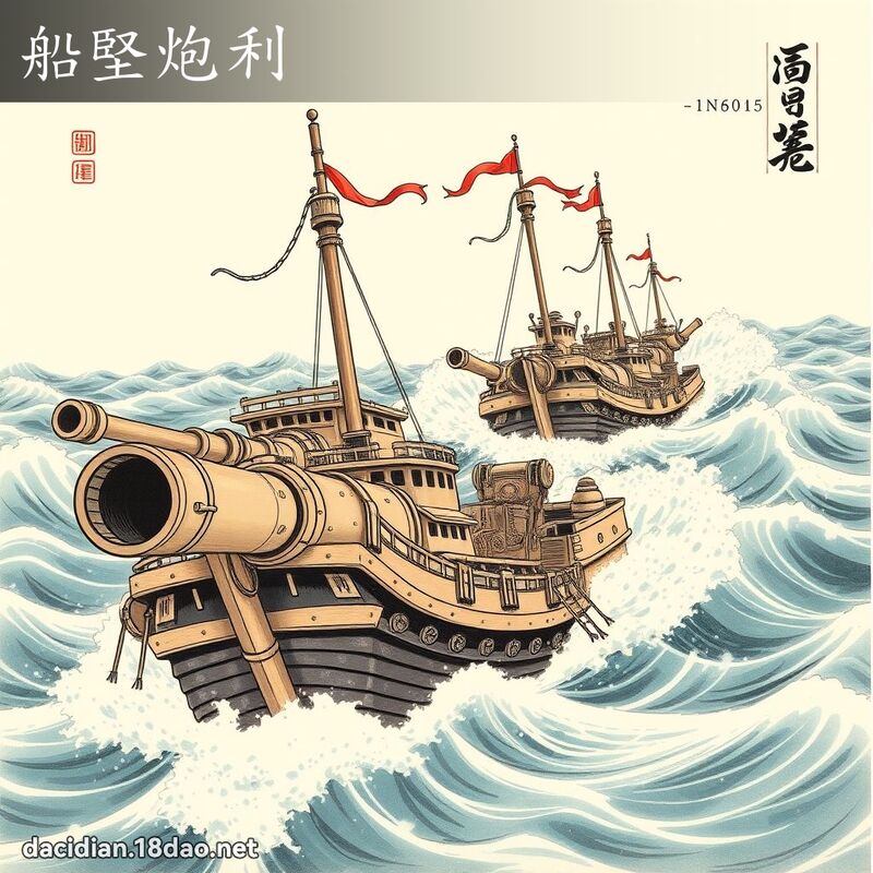 船坚炮利 配图