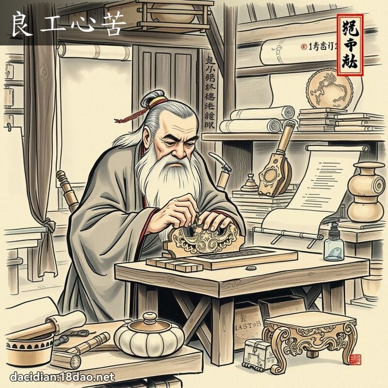 良工心苦 配图