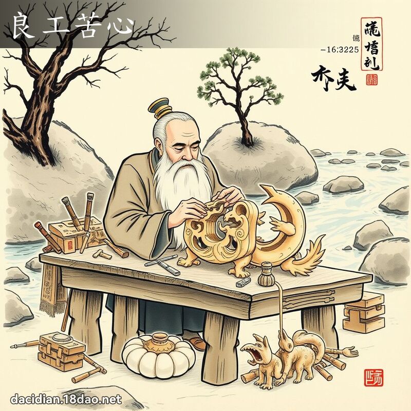 良工苦心 配图