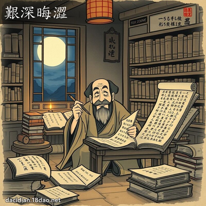 艰深晦涩 配图