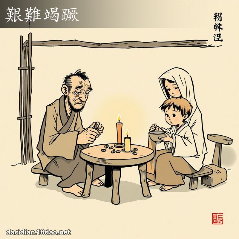 艰难竭蹶 配图