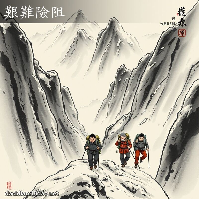 艰难险阻 配图
