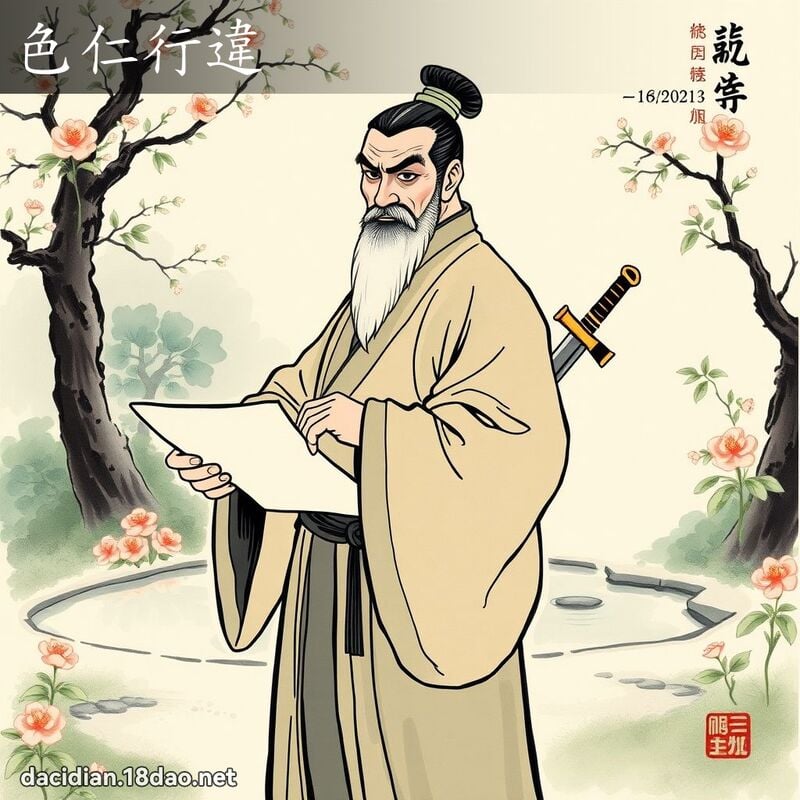色仁行违 配图