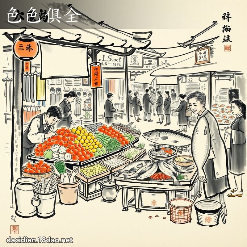 色色俱全 配图
