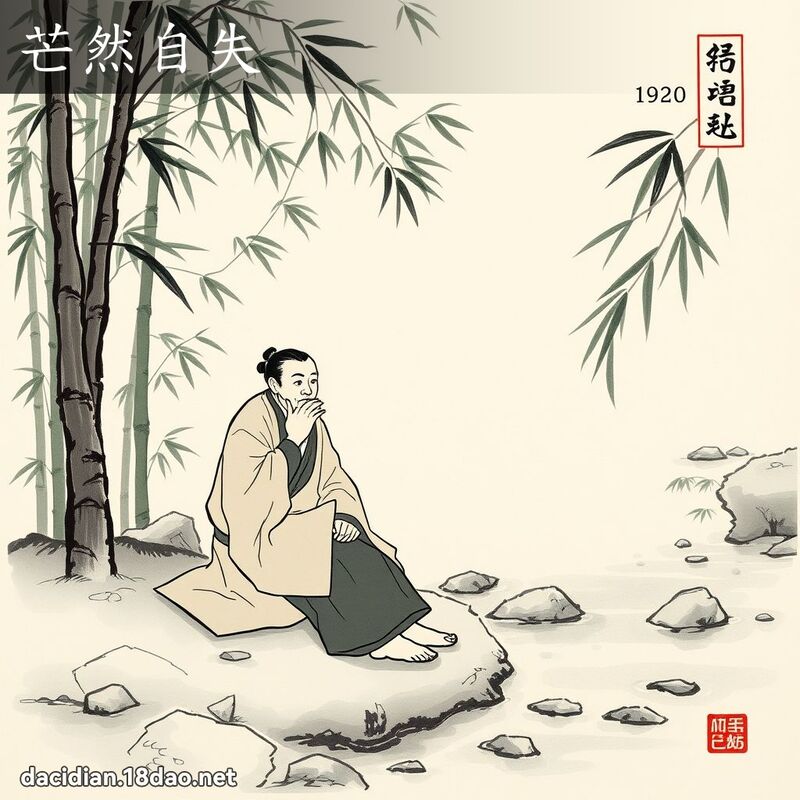 芒然自失 配图