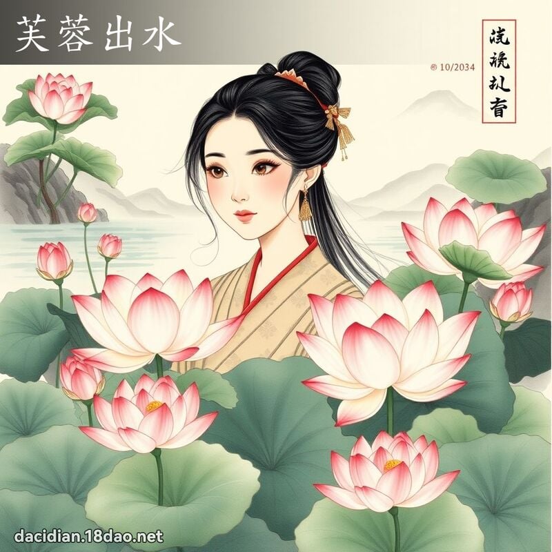 芙蓉出水 配图