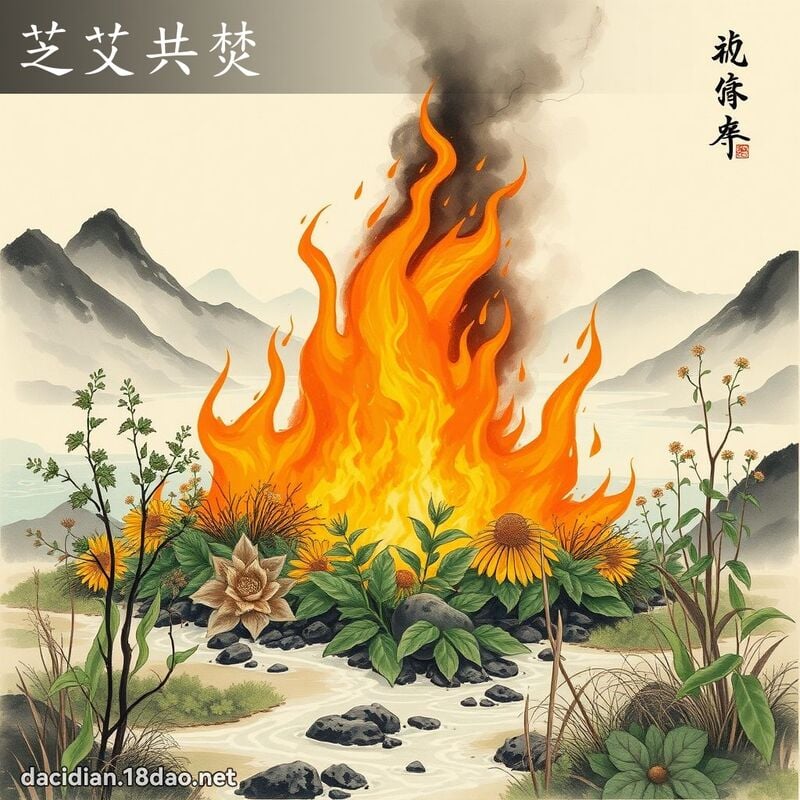 芝艾共焚 配图