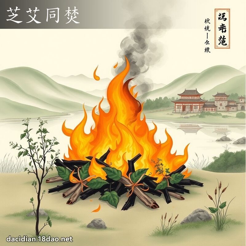 芝艾同焚 配图