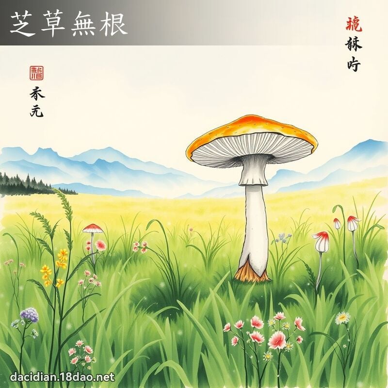 芝草无根 配图