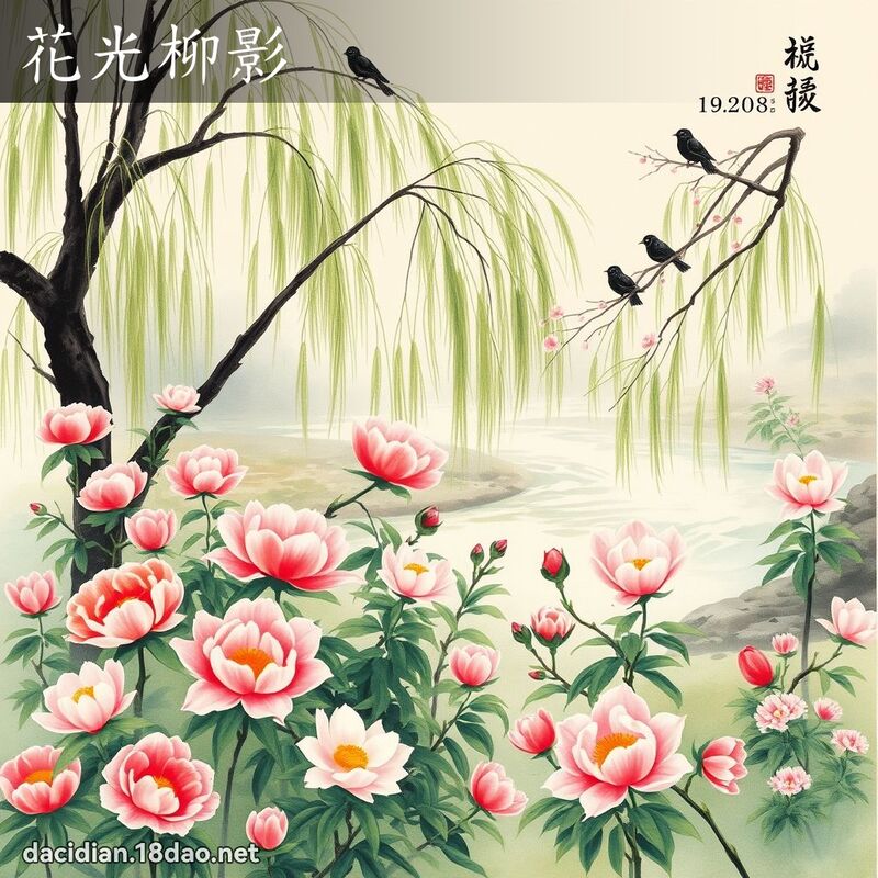 花光柳影 配图