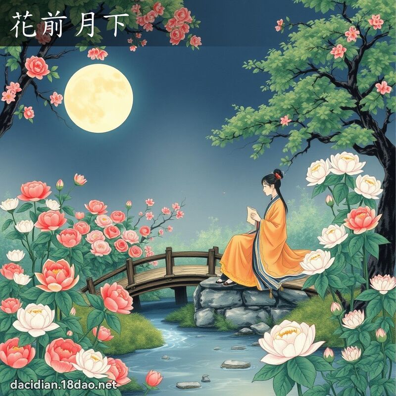 花前月下 配图