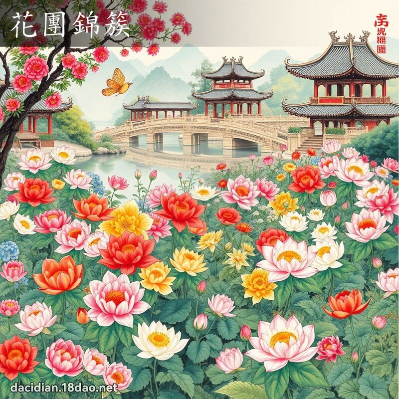 花团锦簇 配图