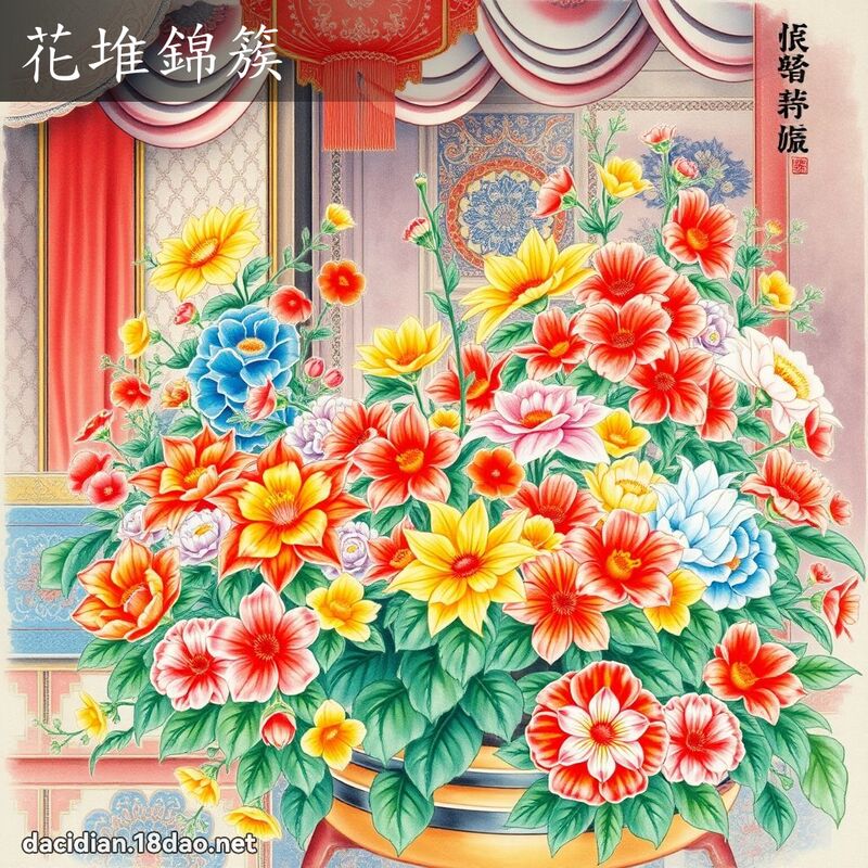 花堆锦簇 配图