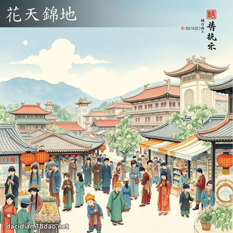 花天锦地 配图