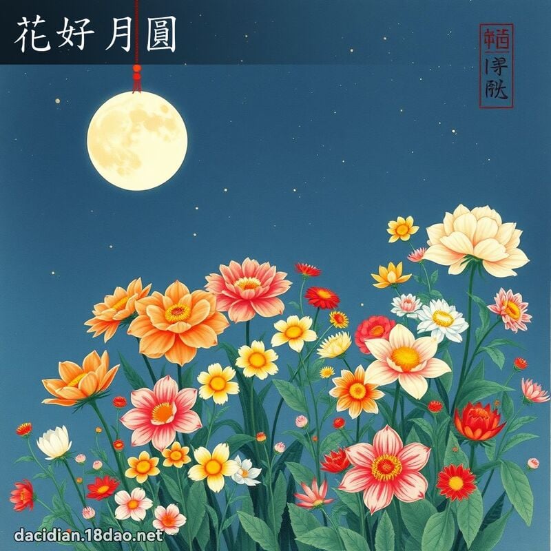 花好月圆 配图