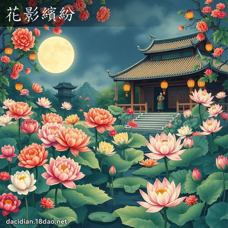 花影繽纷 配图