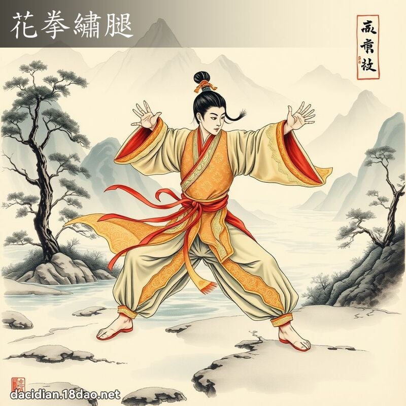 花拳绣腿 配图