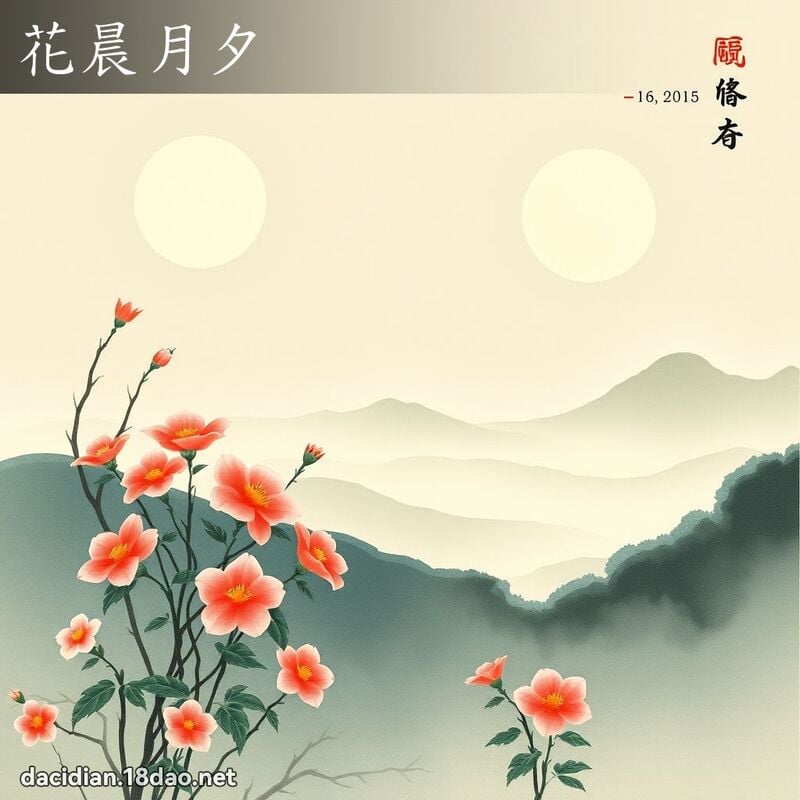 花晨月夕 配图