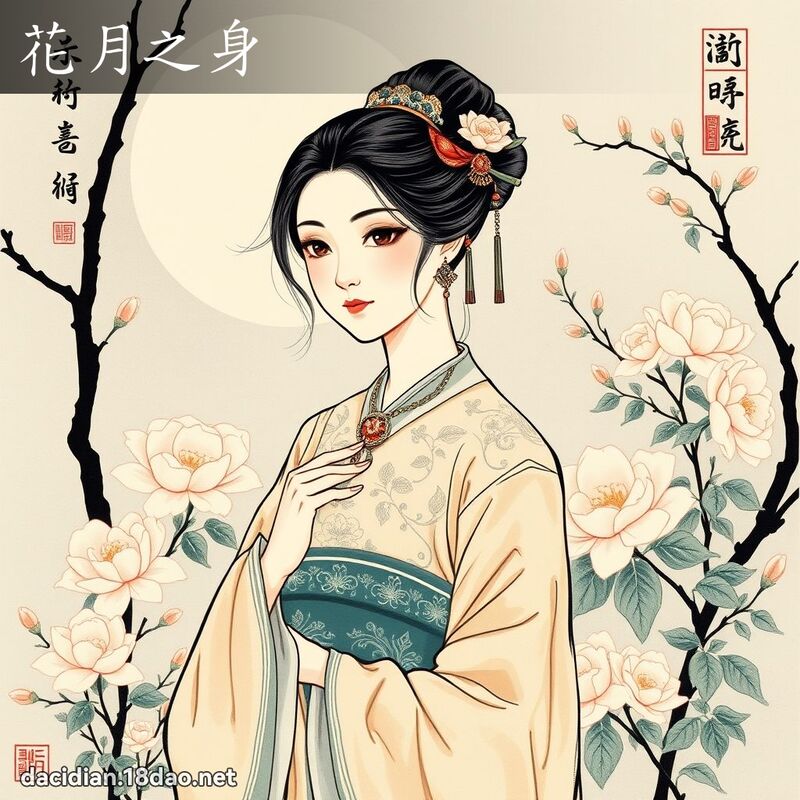 花月之身 配图