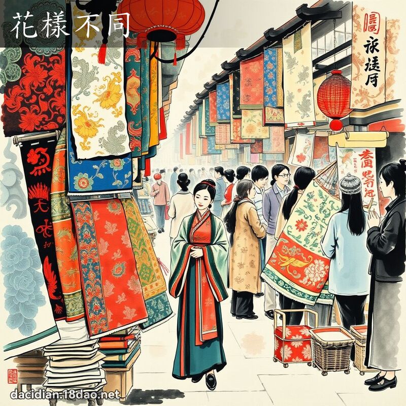 花样不同 配图